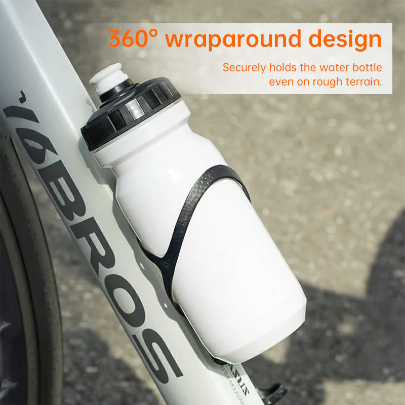 Lightweight 3K Carbon Fibre Bike Water Bottle Cage Ultralight 14g Secure Hold