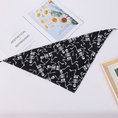 Adjustable Holiday Festive Pet Bandana Scarf Bib Seasonal Design for Dogs Cats