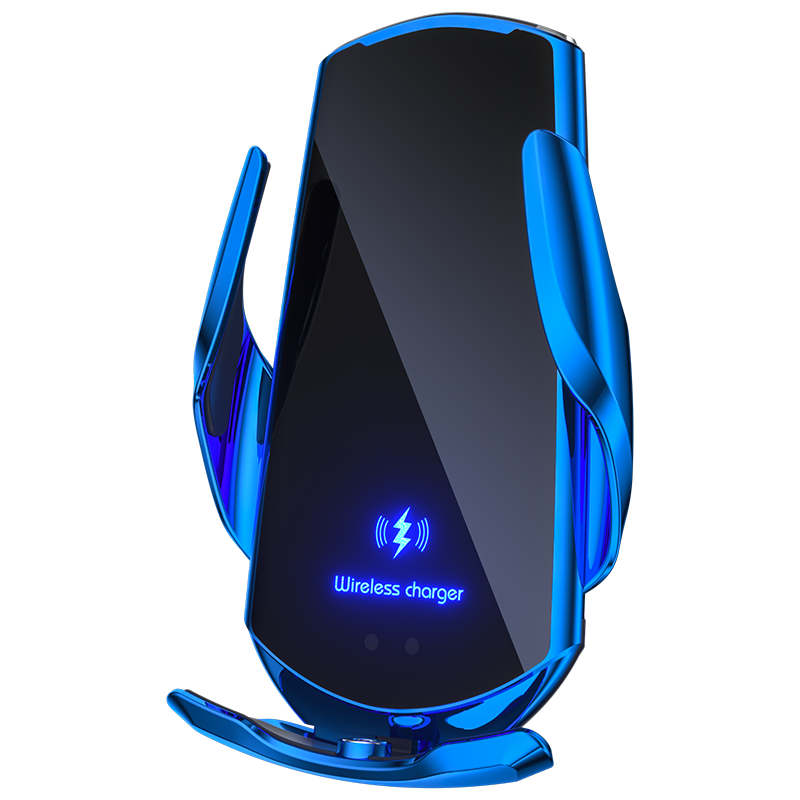 15W Wireless Induction Car Phone Holder Navigation Secure Charging Stand Mount