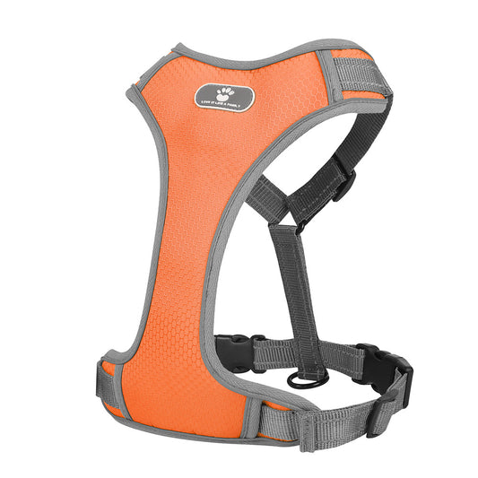 Reflective Dog Harness Adjustable Breathable Lightweight Pet Vest S-XL Non Pull