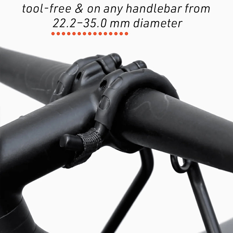 Robust Folding Front Bike Rack Basket Secure Carrier for Mountain Bike Storage