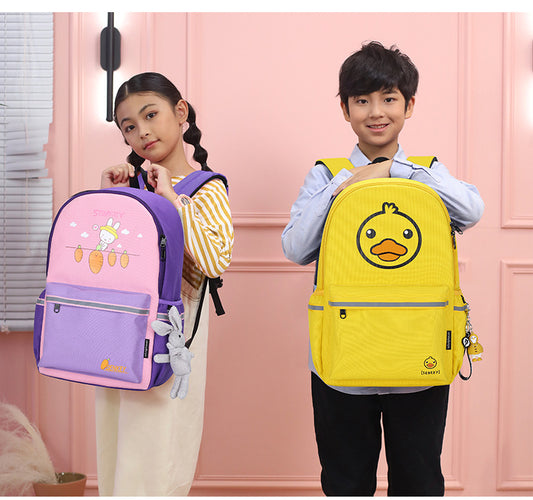 Kids Dinosaur Cartoon Anime School Backpack Lightweight Adjustable Padded Straps