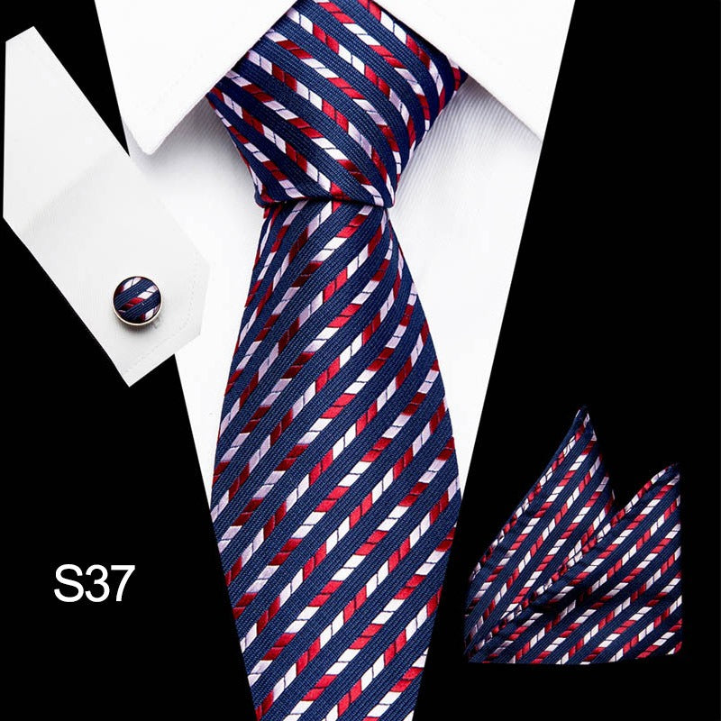 Men's 3pc Tie Set Suit Accessory 53 Options Elegant Designs Smart Business