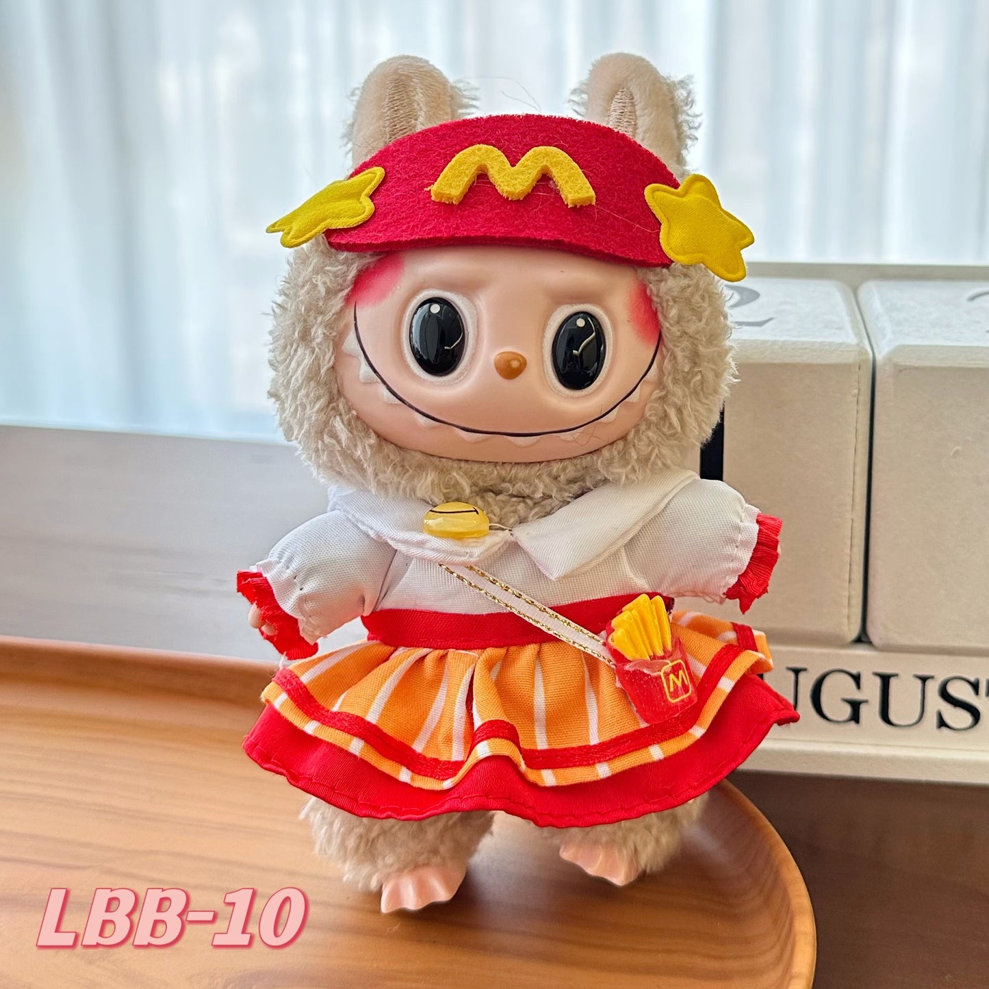 Plush Clothing Set For Labubu Party Doll Dress Up Accessories Fits 17cm Dolls