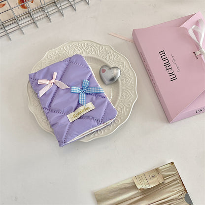 Bow Shaped Passport and Card Holder - Secure Travel Document Organizer Wallet
