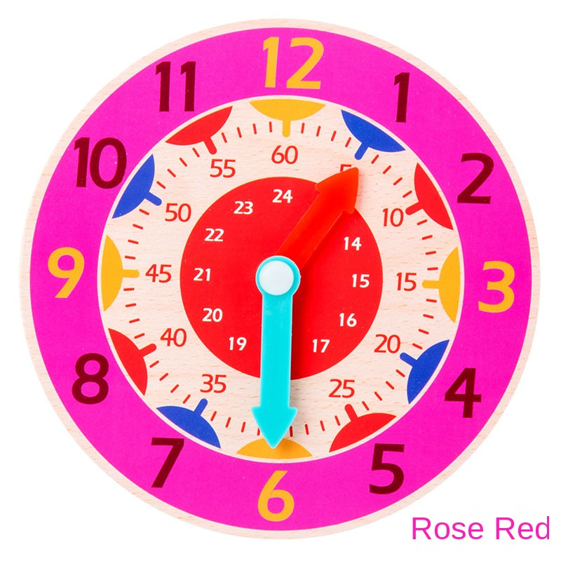 Kids Educational Clock Toy Enhances Time Learning Cognitive Development Skills