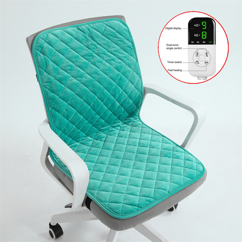 Heated Seat Cushion 220V Electric Pad Office Chair Heating Element Smart Timer