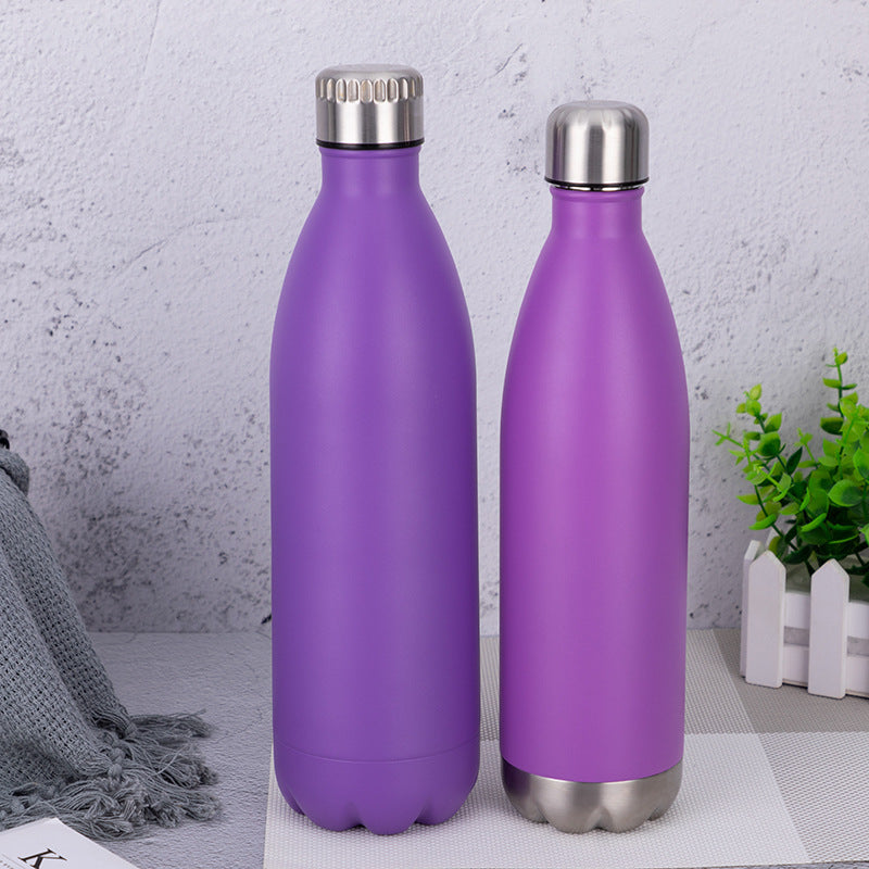 Stainless Steel 750ml Leakproof Insulated Water Bottle for Outdoor Sports Use