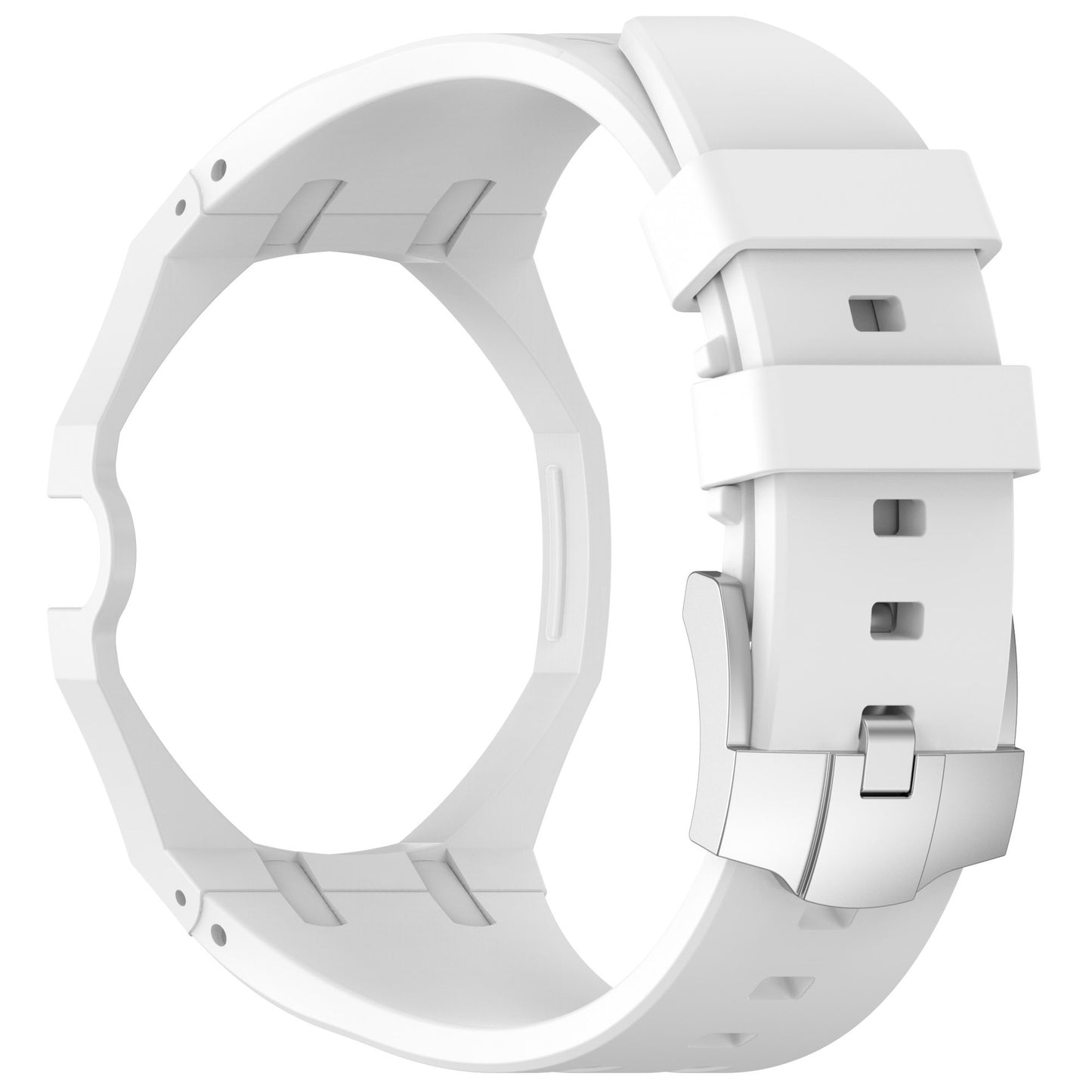Fits AP X Swatch Royal Pop 20mm Silicone Strap Pin Buckle Octagonal Multi Holes