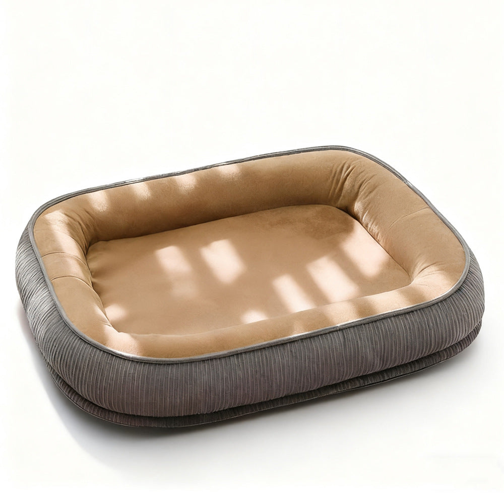 All-Season Removable Washable Pet Dog House Durable Semi-Enclosed Cat Shelter
