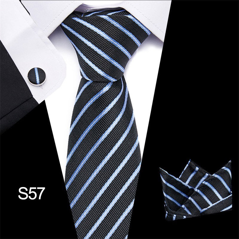 Men's 3pc Tie Set Suit Accessory 53 Options Elegant Designs Smart Business