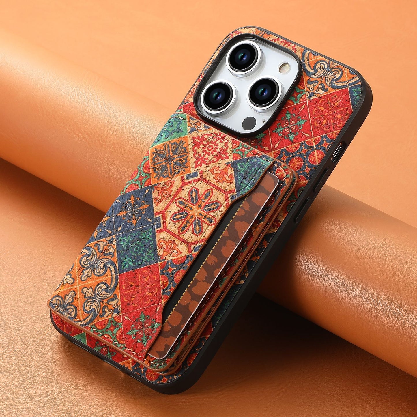For iPhone 17 16 15 13 12 11 Pro Max Durable Faux Leather Wallet Case Card Slots Stand