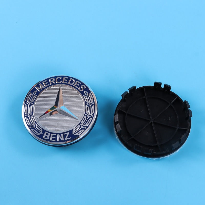 75mm Wheel Centre Cap Cover Fits Mercedes Benz Caps Hub Blue Red