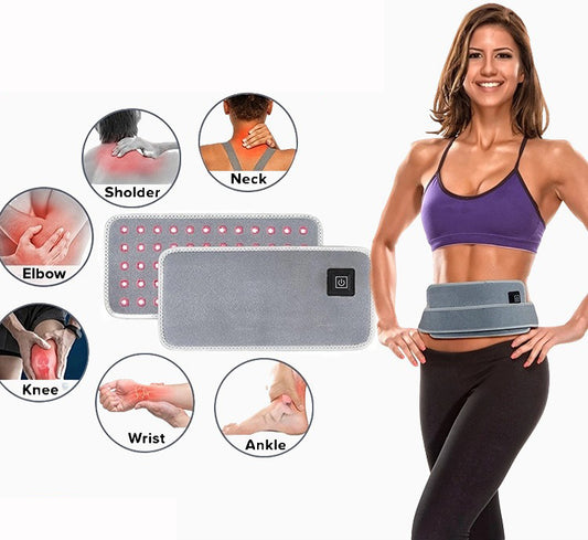 60 LED Infrared Therapy Pad Portable Adjustable Straps Built In Or External