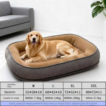 All-Season Removable Washable Pet Dog House Durable Semi-Enclosed Cat Shelter