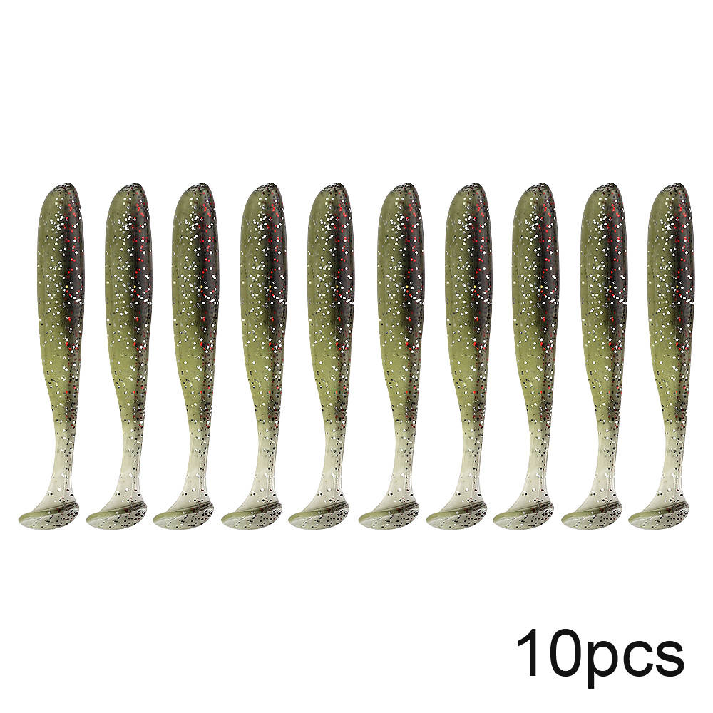 Eco-Friendly Silicone Sea Fishing Lures 7cm 2g Long-Distance Casting Set of 10