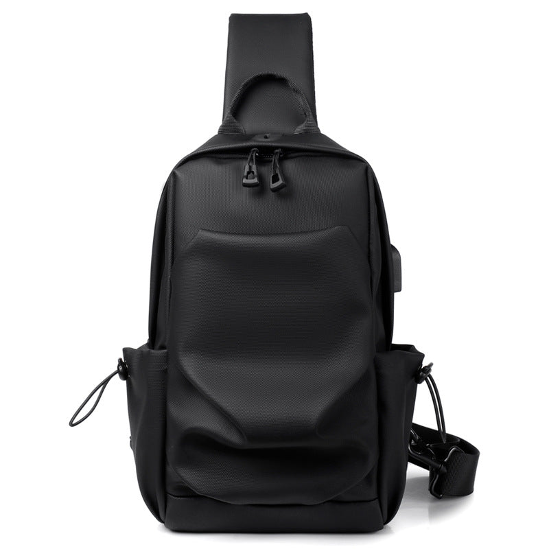 Men's Sports Chest Bag Crossbody Adjustable Strap Zip Closure Lightweight Secure
