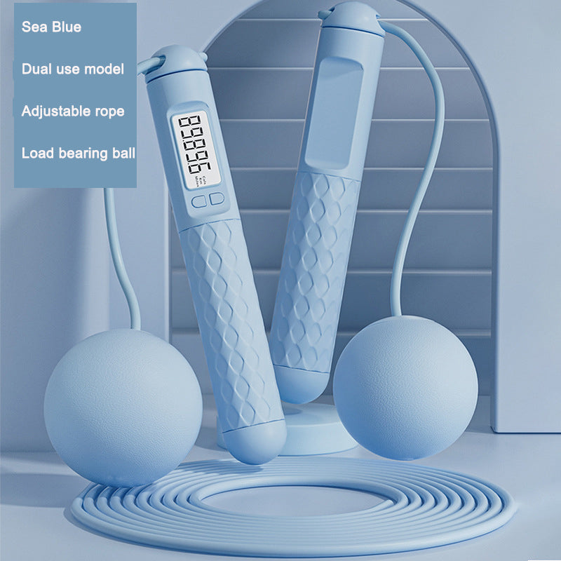 Digital Exercise Skipping Rope Calorie Counter Speed Control Workout Accessory