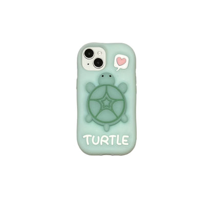 Cartoon Shockproof Silicone Case For iPhone 17 16 15 14 13 12 11 Pro Max Protection