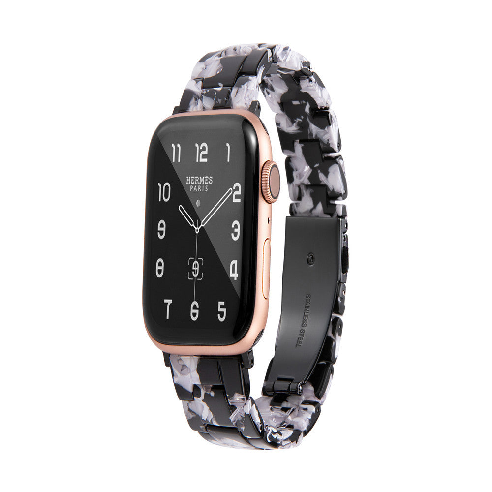 Resin Strap for Apple Watch Series 7 6 5 4 3 38/40mm 42/44mm 18 Colours Trend