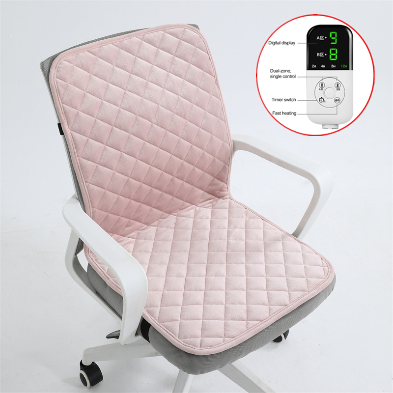 Heated Seat Cushion 220V Electric Pad Office Chair Heating Element Smart Timer