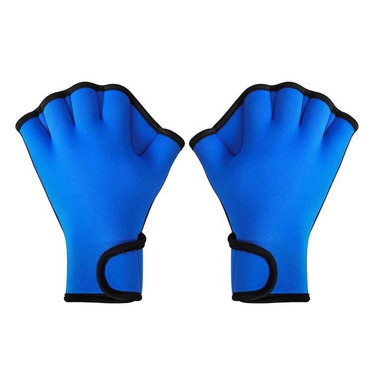 Kids Swim Gloves Duck Feet Hand Fins Water Paddling Palms Swim Training Gear