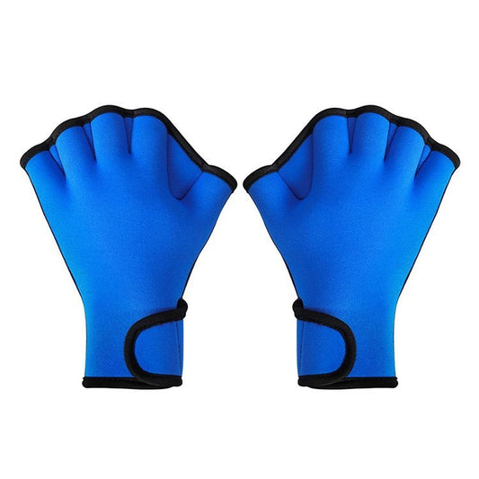 Kids Swim Gloves Duck Feet Hand Fins Water Paddling Palms Swim Training Gear