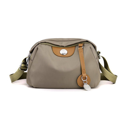 Nylon Crossbody Bag Medium Square Zip Security Durable Women’s Travel Accessory