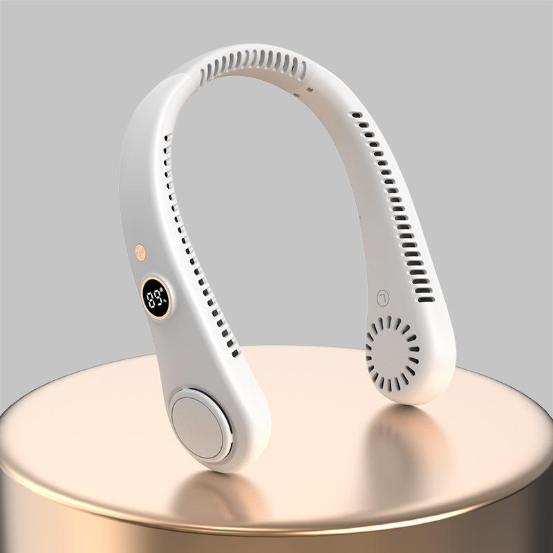 Bladeless Neck Fan USB Rechargeable Quiet Lightweight Adjustable Speeds Portable
