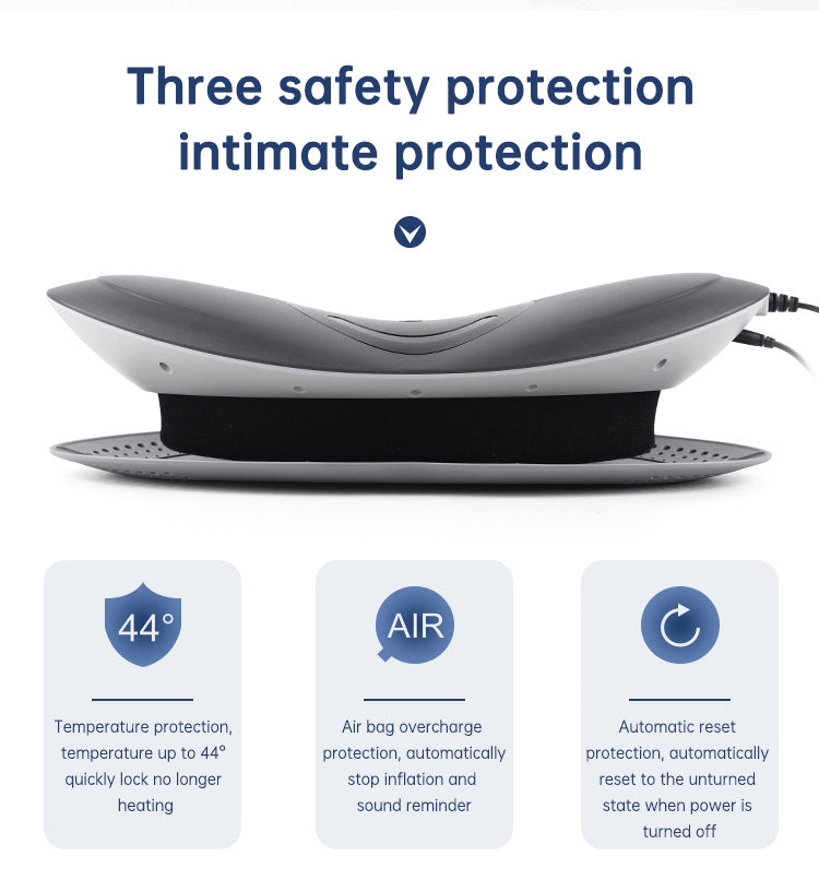 Inflatable Lumbar Support Traction Device Air Pressure Cervical Back Stretcher