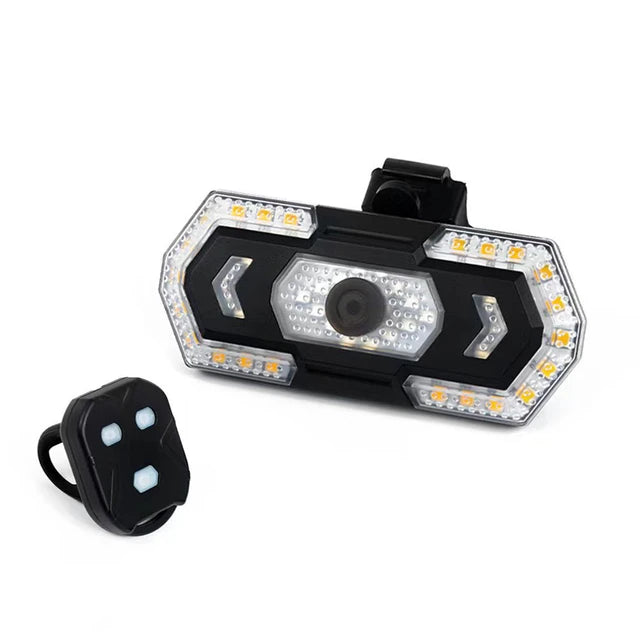 Wireless Bicycle Rear Lamp Remote Turn Signal LED Taillight Safety Cycling Gear