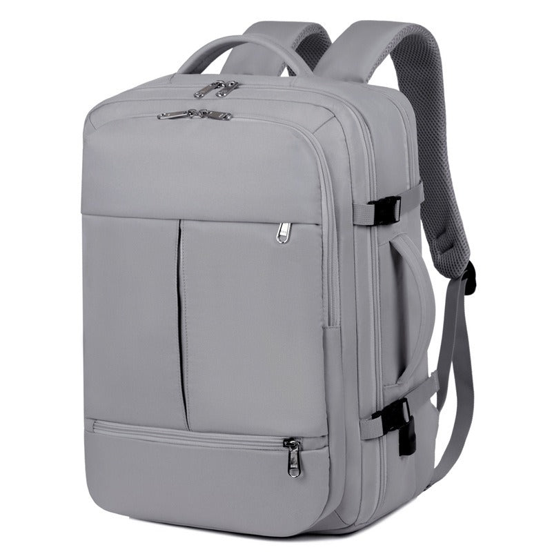 Large Capacity Business Travel Backpack Durable Multiple Pockets USB Interface