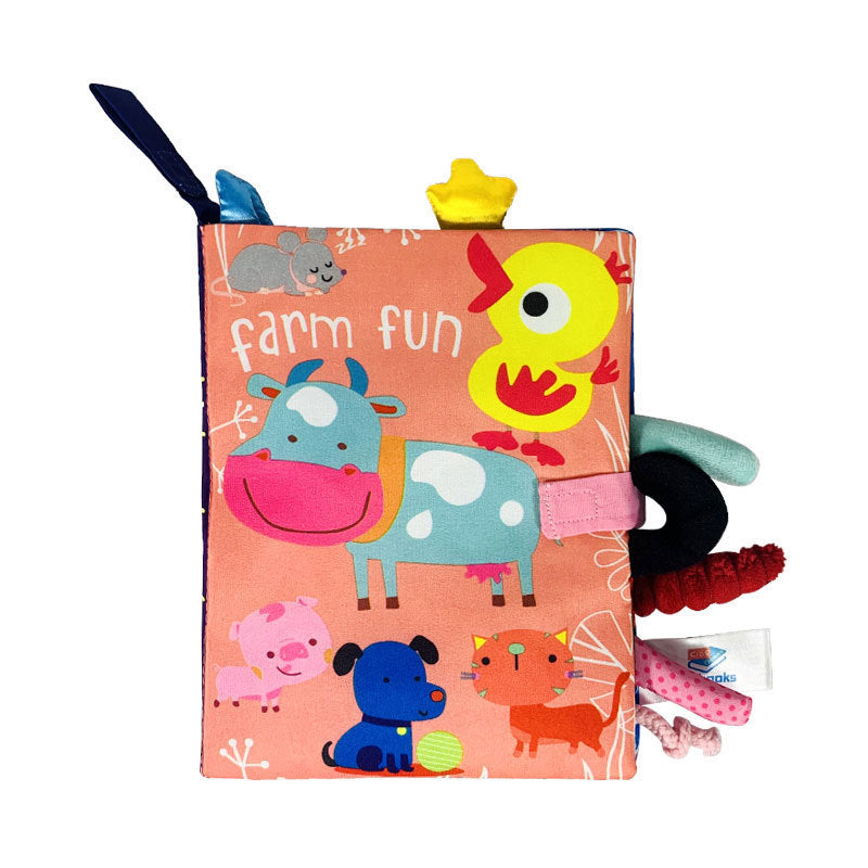 Soft Baby Books Developmental Learning Toys Educational Sensory Washable Cloth