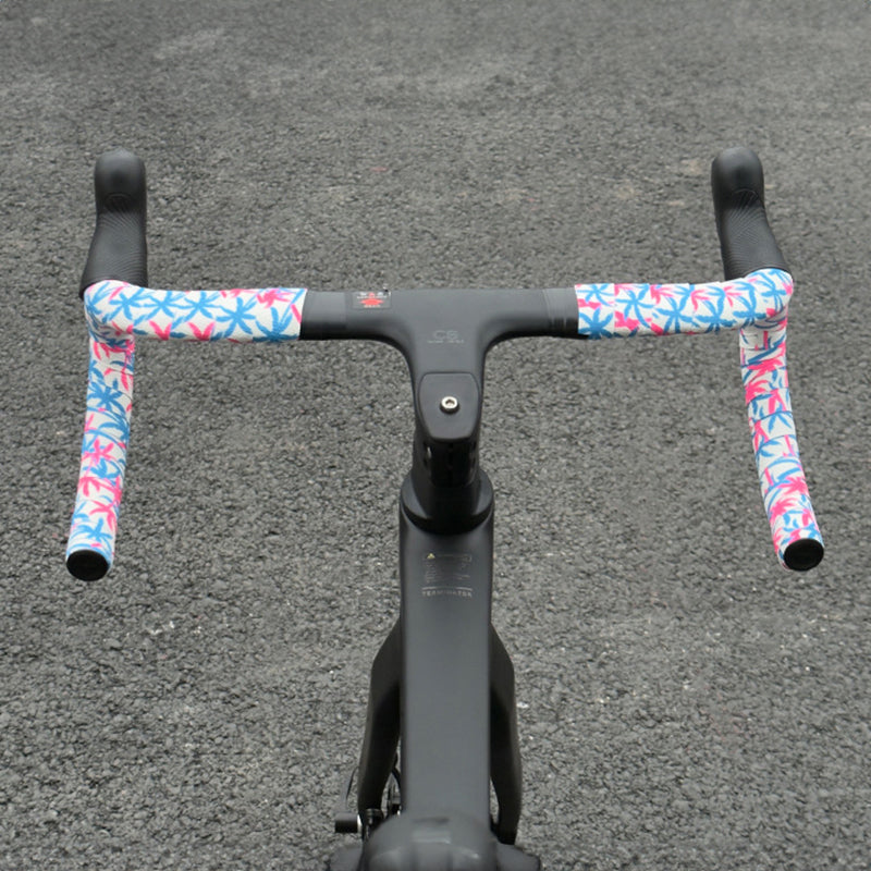 EVA PU Road Bike Handlebar Tape Anti-Slip Shock Absorbing Durable with End Plugs