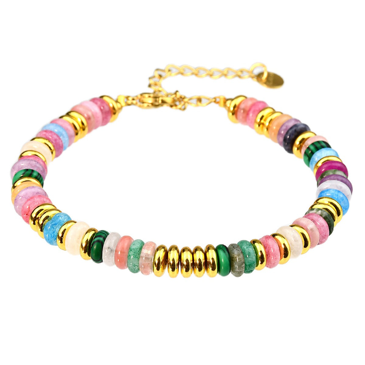 Natural Stone Crystal Bead Bracelet Women Non Fading Jewellery