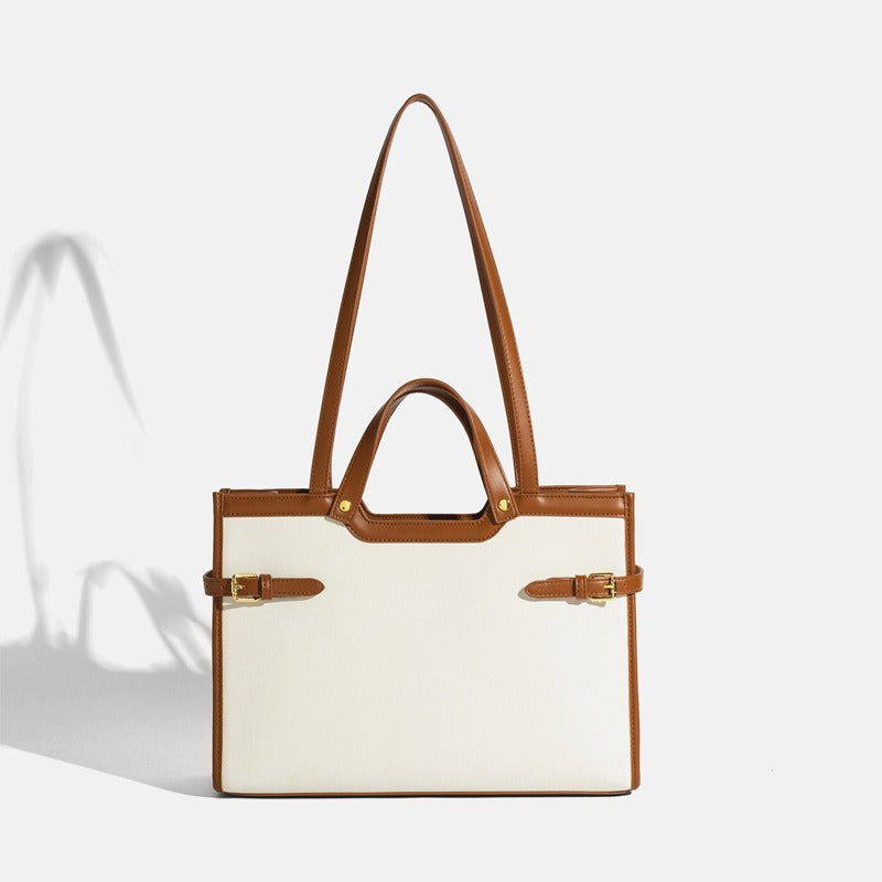 Canvas Tote Bag Commuter Handbag Single Shoulder Bag Large Capacity