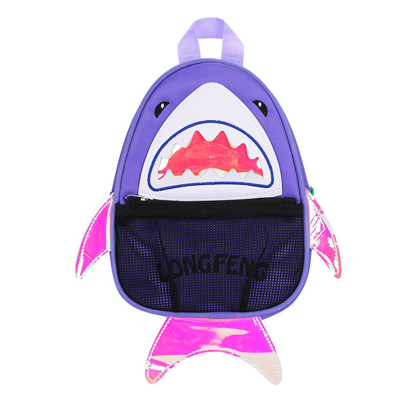 Kids Shark School Backpack Lightweight Kindergarten Rucksack Durable Water-Resistant