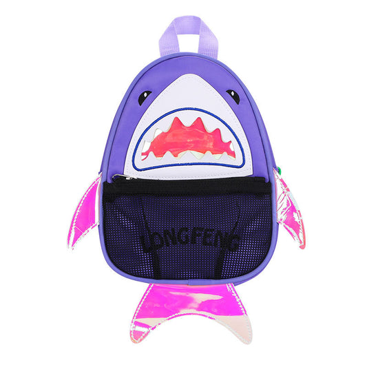 Kids Shark School Backpack Lightweight Kindergarten Rucksack Durable Water-Resistant