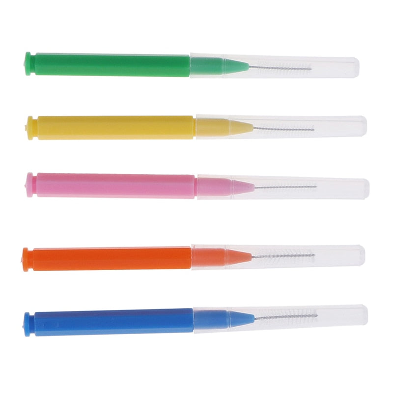 30pc I Shaped Interdental Brush Set Oral Teeth Care Floss Toothpick Cleaner Tool