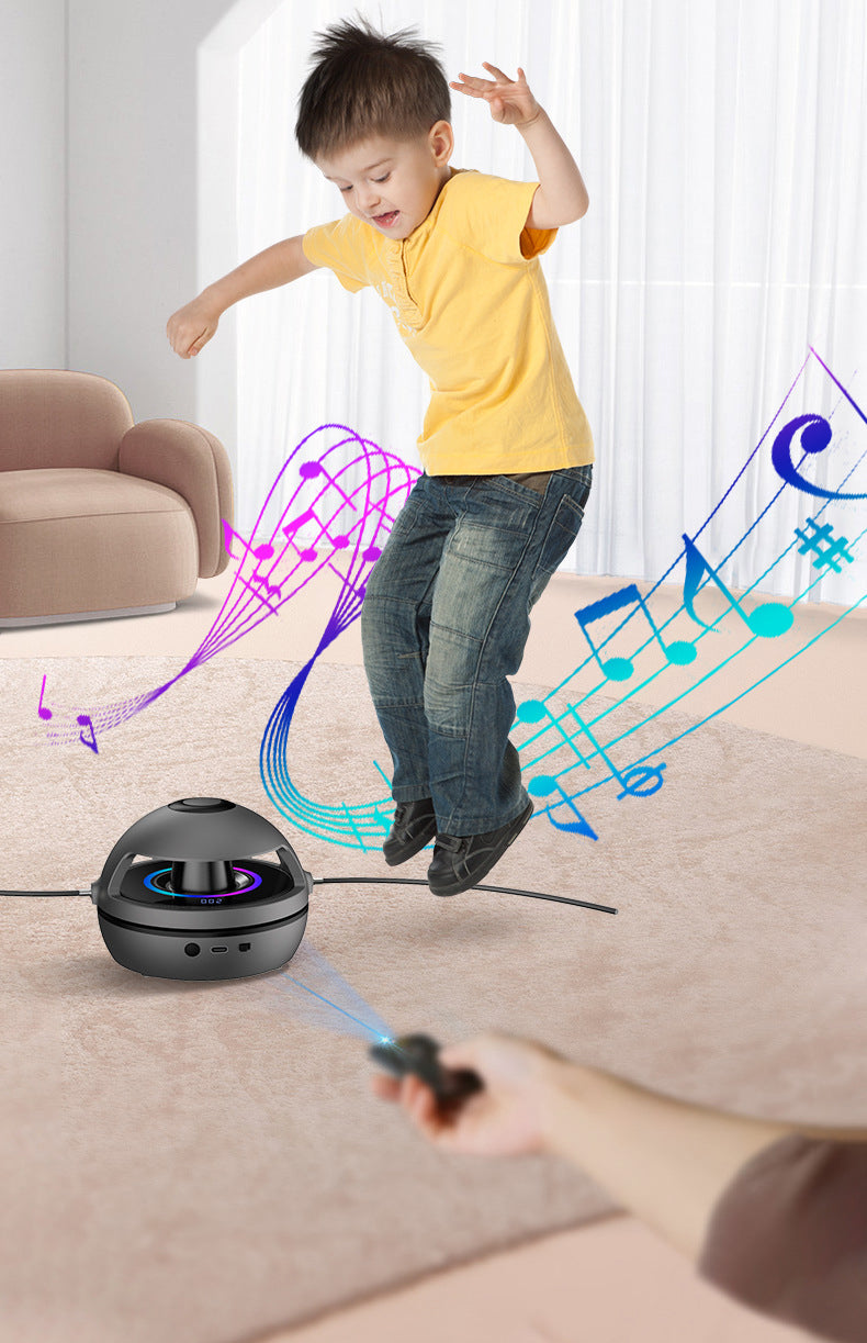 Smart Jump Rope Machine 10-Level Adjustable Speed LED Display Bluetooth Sync