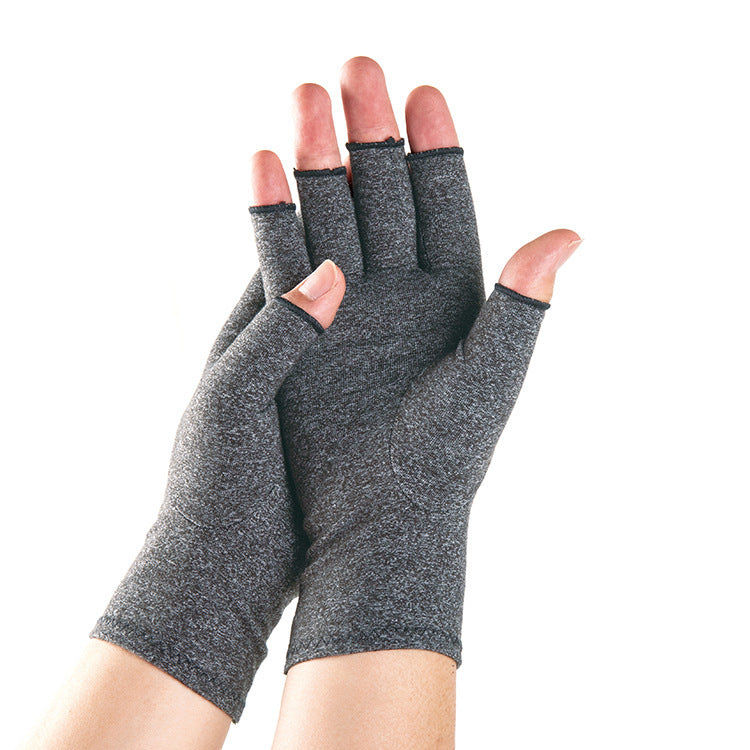 Half Finger Compression Gloves Postoperative Joint Rehabilitation Breathable