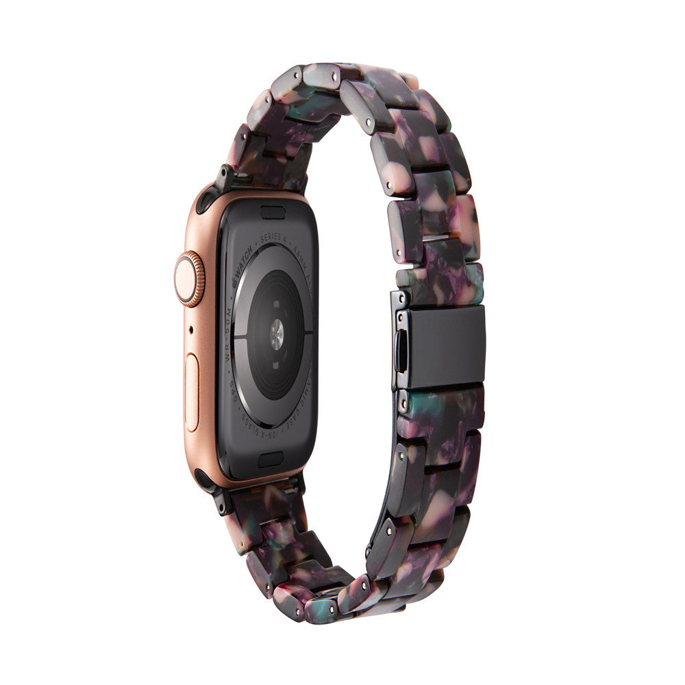 Resin Strap for Apple Watch Series 7 6 5 4 3 38/40mm 42/44mm 18 Colours Trend