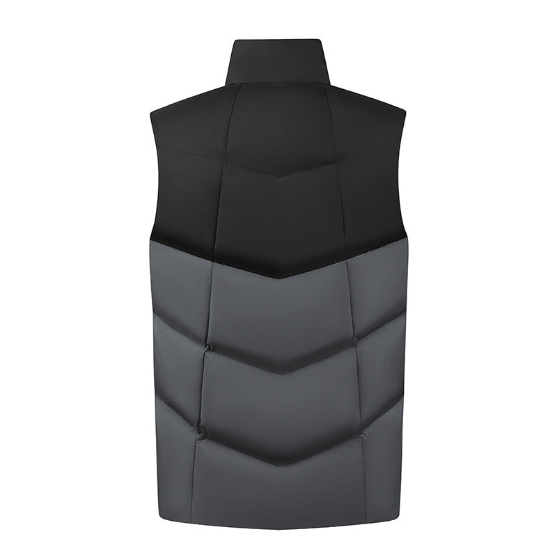 Men's Dual Control Electric Heated Vest with Intelligent Temperature Regulation