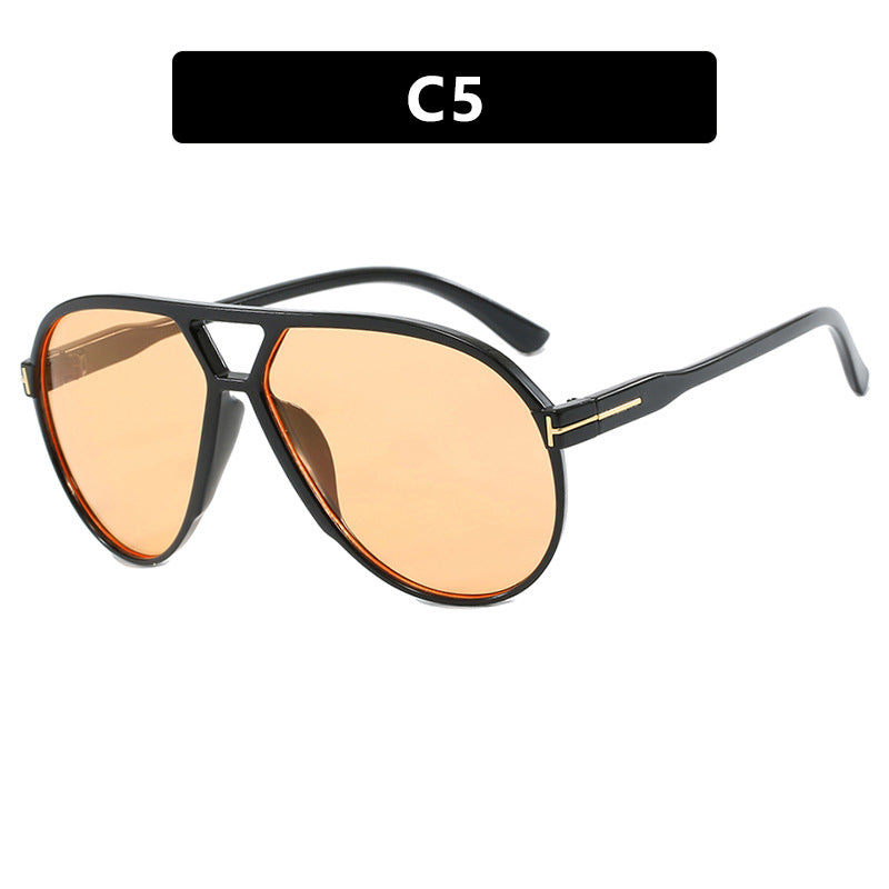 Large Frame Iconic Pilot Sunglasses UV400 Protection Unisex Optimal Comfort Fit