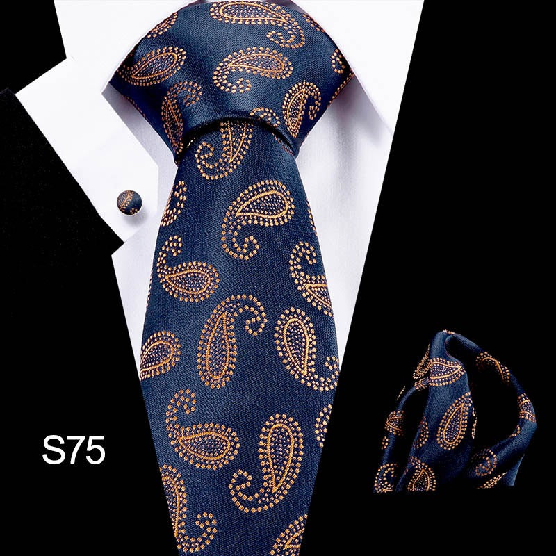 Men's 3pc Tie Set Suit Accessory 53 Options Elegant Designs Smart Business