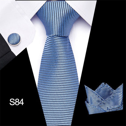 Men's 3pc Tie Set Suit Accessory 53 Options Elegant Designs Smart Business