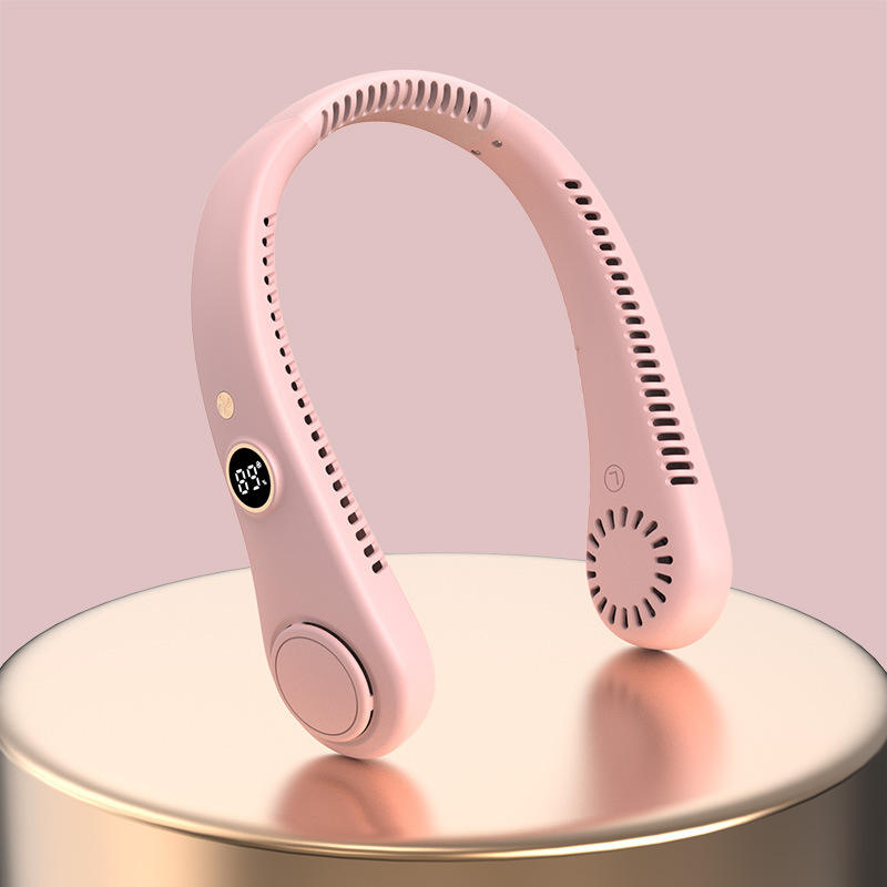 Bladeless Neck Fan USB Rechargeable Quiet Lightweight Adjustable Speeds Portable