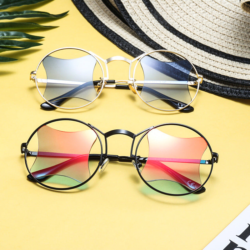 UV400 Protection Metal Frame Polycarbonate Lens Non-Polarised Trendy Sunglasses