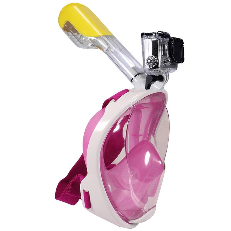 Adult Full Face Snorkel Mask Surface Scuba Diving Swim Breathing Equipment Set