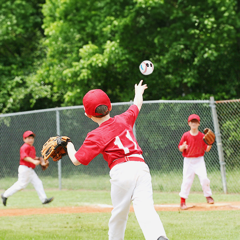 9-inch Professional Standard Training Baseball Durable PVC Outer Enhanced Grip